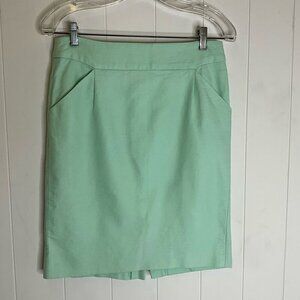 Women’s Size 4 Bluish Green The Pencil Skirt